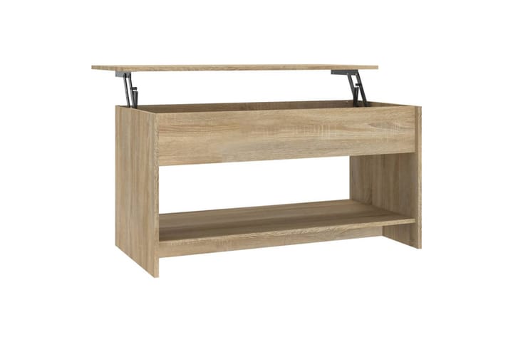 Sohvapöytä Sonoma-tammi 102x50x52,5 cm tekninen puu - Ruskea - Sohvapöytä