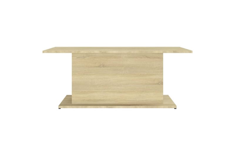 Sohvapöytä Sonoma-tammi 102x55,5x40 cm lastulevy - Beige - Huonekalut - Pöytä & ruokailuryhmä - Sohvapöytä