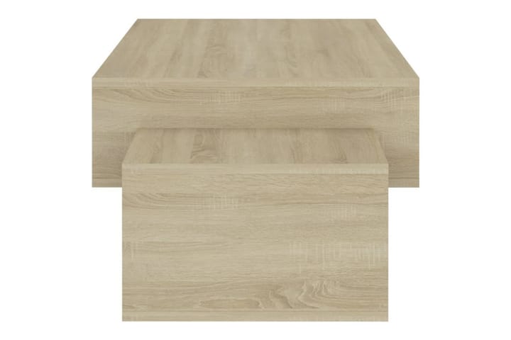 Sohvapöytä Sonoma-tammi 105x55x32 cm lastulevy - Ruskea - Sohvapöytä