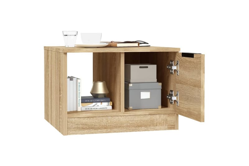 Sohvapöytä Sonoma-tammi 50x50x36 cm tekninen puu - Ruskea - Huonekalut - Pöytä & ruokailuryhmä - Sohvapöytä