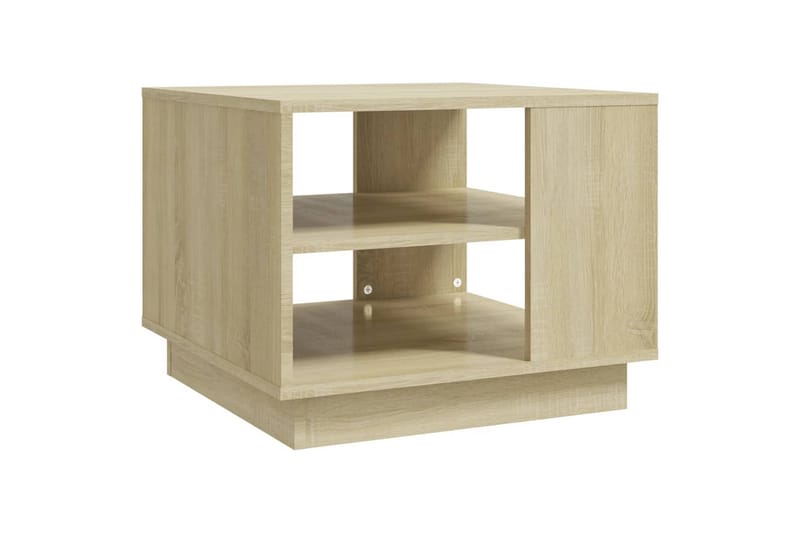 Sohvapöytä Sonoma-tammi 55x55x43 cm lastulevy - Ruskea - Huonekalut - Pöytä & ruokailuryhmä - Sohvapöytä