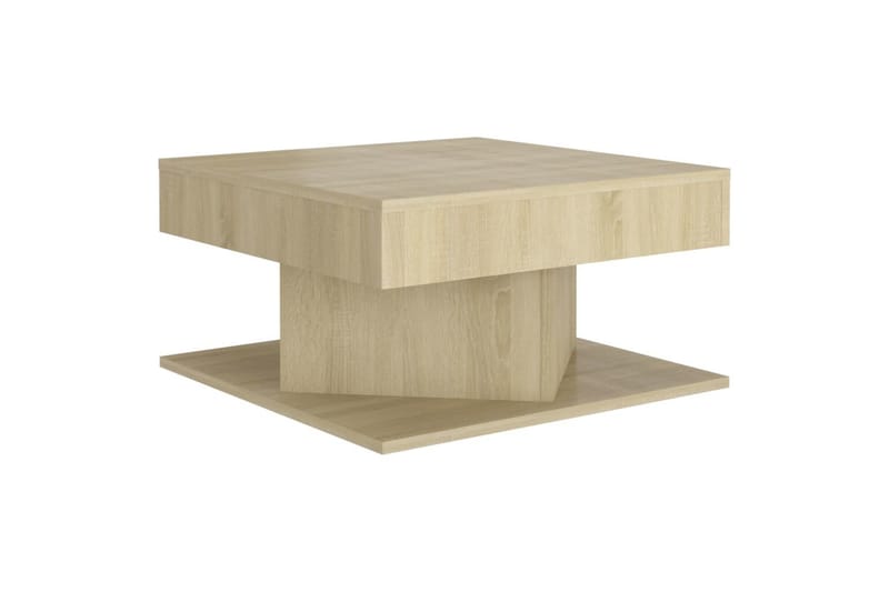 Sohvapöytä Sonoma-tammi 57x57x30 cm lastulevy - Ruskea - Huonekalut - Pöytä & ruokailuryhmä - Sohvapöytä