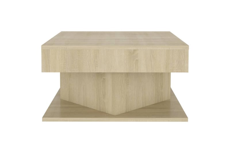 Sohvapöytä Sonoma-tammi 57x57x30 cm lastulevy - Ruskea - Huonekalut - Pöytä & ruokailuryhmä - Sohvapöytä
