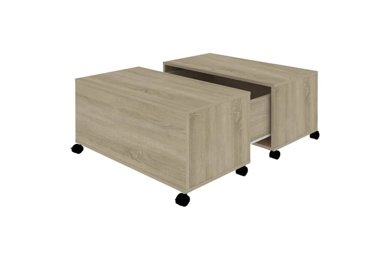 Sohvapöytä Sonoma-tammi 75x75x38 cm lastulevy - Huonekalut - Pöytä & ruokailuryhmä - Sohvapöytä
