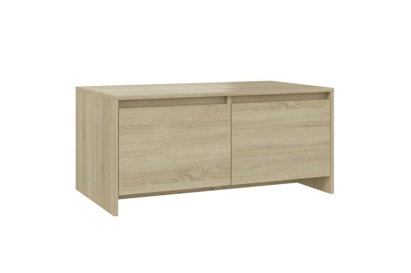 Sohvapöytä Sonoma-tammi 90x50x41,5 cm lastulevy - Beige - Huonekalut - Pöytä & ruokailuryhmä - Sohvapöytä
