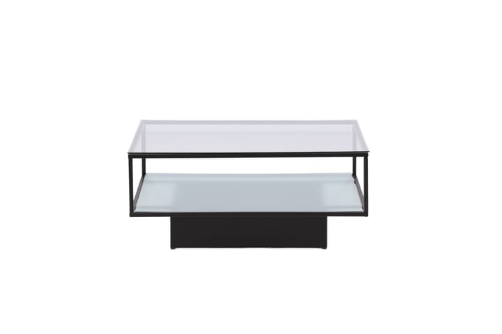 Sohvapöytä Steinar 90x90x37,5 cm - Musta - Sohvapöytä