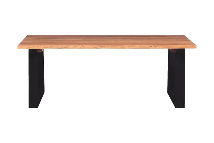 Sohvapöytä Täysi akaasiapuu 110x60x40 cm - Ruskea - Sohvapöytä