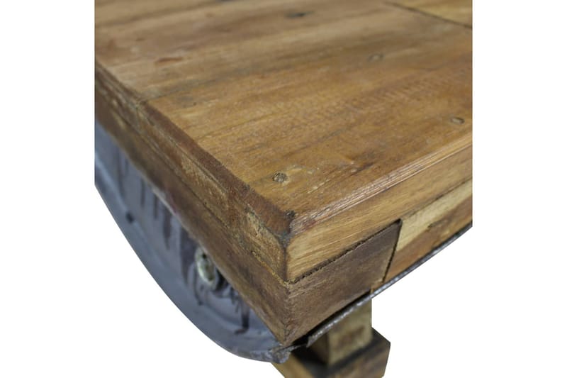 Sohvapöytä Täysi kierrätyspuu 90x50x35 cm - Ruskea - Huonekalut - Pöytä & ruokailuryhmä - Sohvapöytä