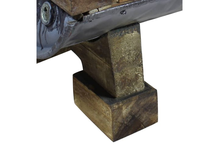 Sohvapöytä Täysi kierrätyspuu 90x50x35 cm - Ruskea - Sohvapöytä