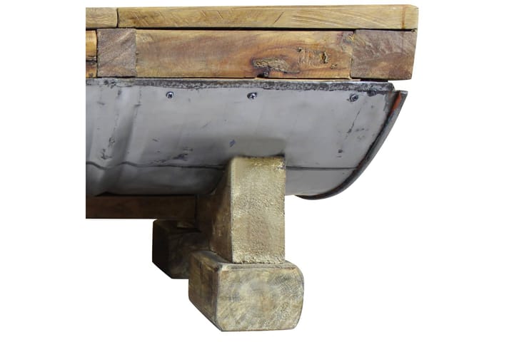 Sohvapöytä Täysi kierrätyspuu 90x50x35 cm - Ruskea - Sohvapöytä