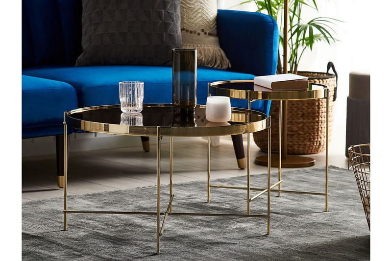 Sohvapöytä Taiylor - Kulta - Huonekalut - Pöytä & ruokailuryhmä - Sohvapöytä