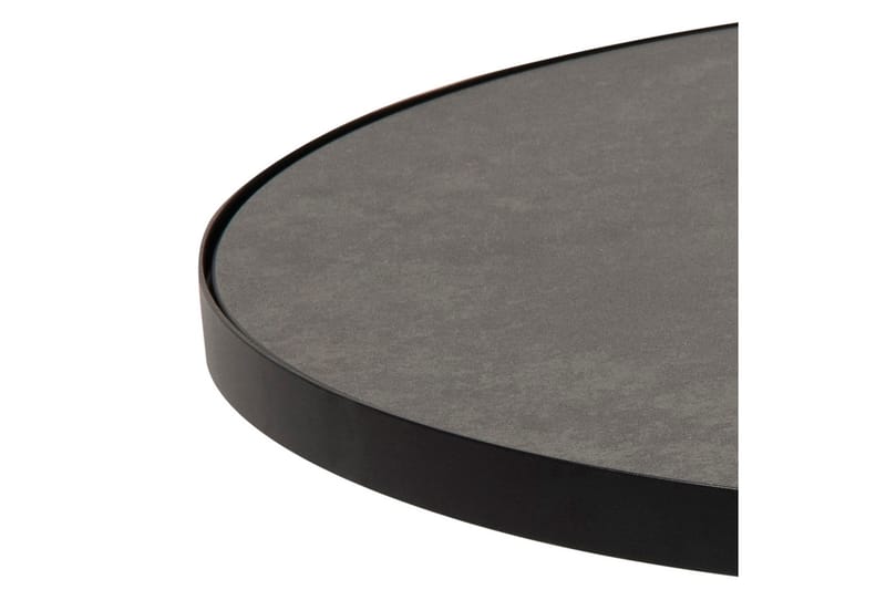 Sohvapöytä Takanli Jatkettava 66 cm Pyöreä - Lasi/Musta/Matta Musta - Huonekalut - Pöytä & ruokailuryhmä - Sohvapöytä