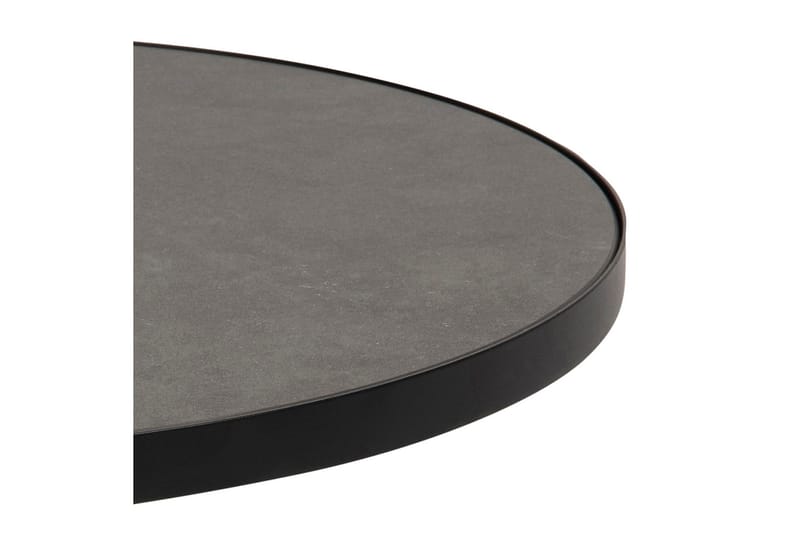 Sohvapöytä Takanli Jatkettava 66 cm Pyöreä - Lasi/Musta/Matta Musta - Huonekalut - Pöytä & ruokailuryhmä - Sohvapöytä