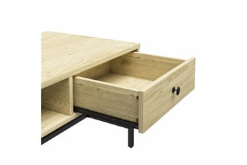Sohvapöytä Tamlin 102x50 cm Ruskea - Novogratz - Huonekalut - Pöytä & ruokailuryhmä - Sohvapöytä - Sohvapöytä säilytystilalla