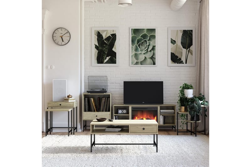 Sohvapöytä Tamlin 102x50 cm Ruskea - Novogratz - Huonekalut - Pöytä & ruokailuryhmä - Sohvapöytä