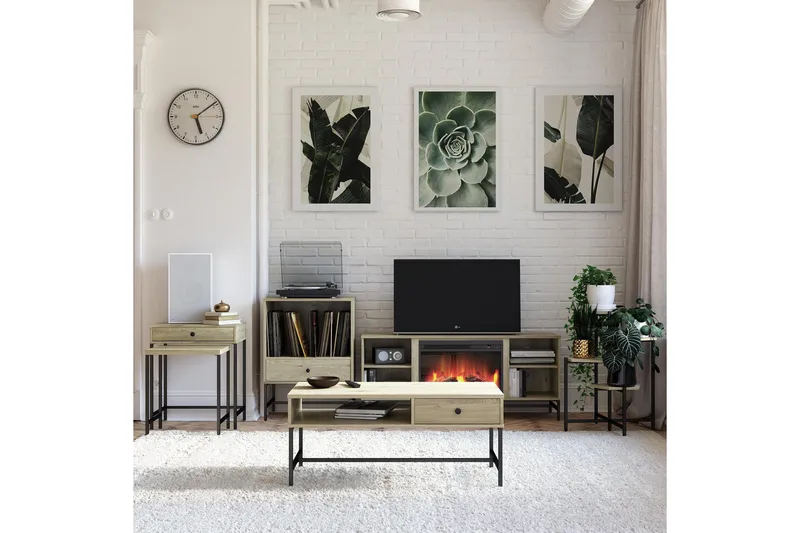 Sohvapöytä Tamlin 102x50 cm Ruskea - Novogratz - Huonekalut - Pöytä & ruokailuryhmä - Sohvapöytä