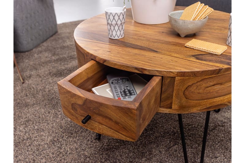Sohvapöytä Thonn 60 cm - Puu/Luonnonväri - Huonekalut - Pöytä & ruokailuryhmä - Sohvapöytä