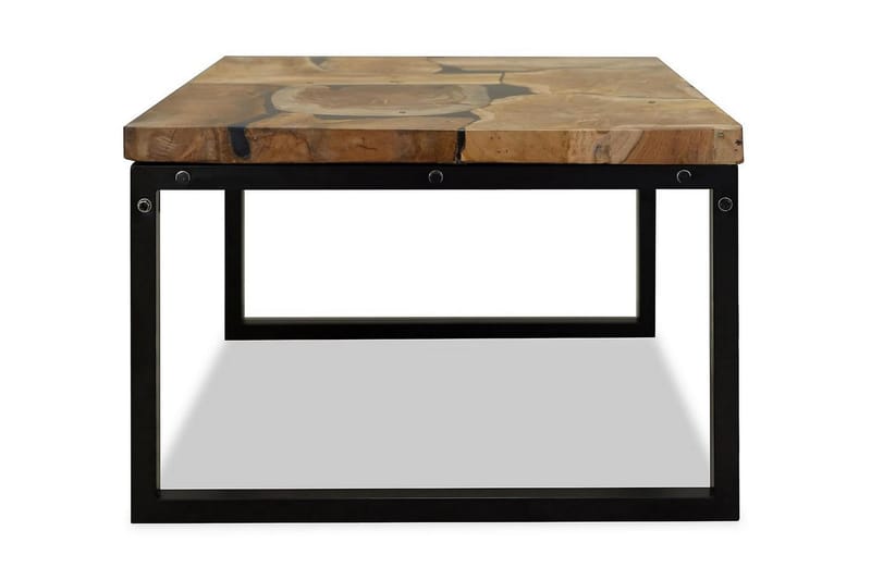 Sohvapöytä Tiikki Hartsi 60x60x40 cm - Musta - Huonekalut - Pöytä & ruokailuryhmä - Sohvapöytä