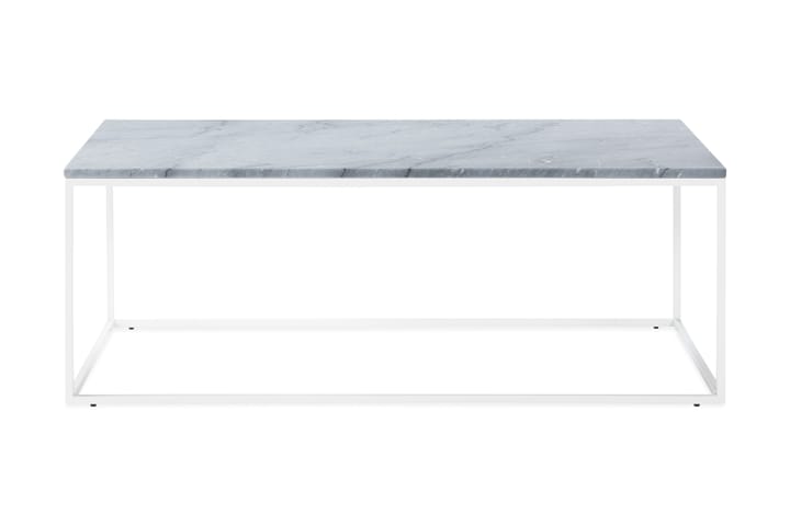 Sohvapöytä Titania 120 cm Marmori - Harmaa/Valkoinen - Marmoripöydät - Sohvapöytä