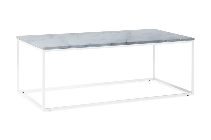 Sohvapöytä Titania 120 cm Marmori - Harmaa/Valkoinen - Marmoripöydät - Sohvapöytä
