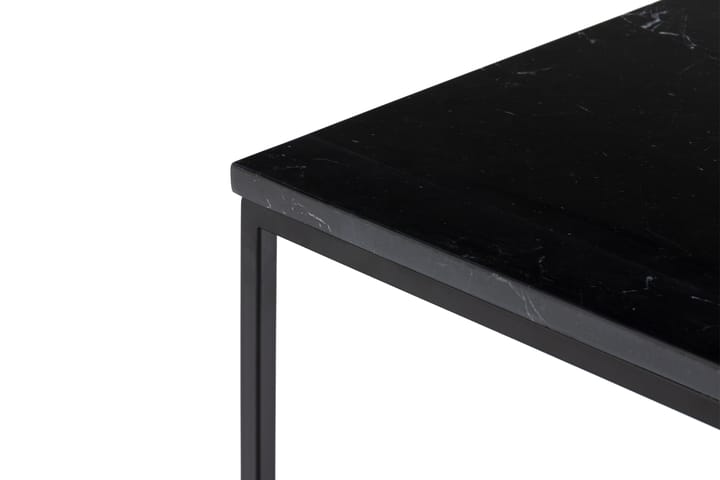 Sohvapöytä Titania 120 cm Marmori - Musta - Marmoripöydät - Sohvapöytä