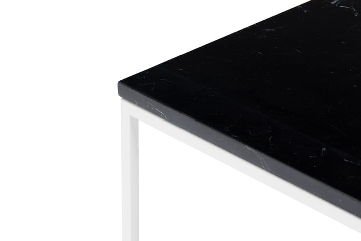 Sohvapöytä Titania 120 cm Marmori - Musta/Valkoinen - Marmoripöydät - Sohvapöytä