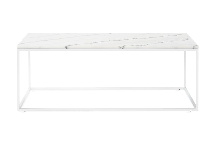 Sohvapöytä Titania 120 cm Marmori - Valkoinen - Marmoripöydät - Sohvapöytä