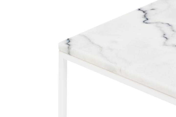 Sohvapöytä Titania 120 cm Marmori - Valkoinen - Marmoripöydät - Sohvapöytä