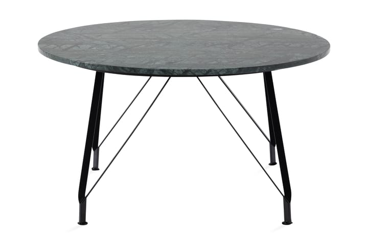 Sohvapöytä Titania 80 cm Pyöreä Marmori - Vihreä/Musta - Marmoripöydät - Sohvapöytä