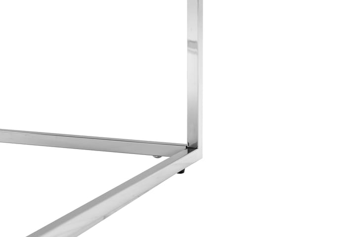 Sohvapöytä Titania 90 cm Marmori - Valkoinen/Kromi - Marmoripöydät - Sohvapöytä