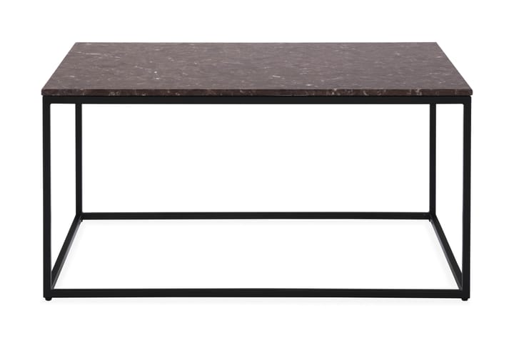 Sohvapöytä Titania 90 cm Marmori - Punainen/Musta - Marmoripöydät - Sohvapöytä