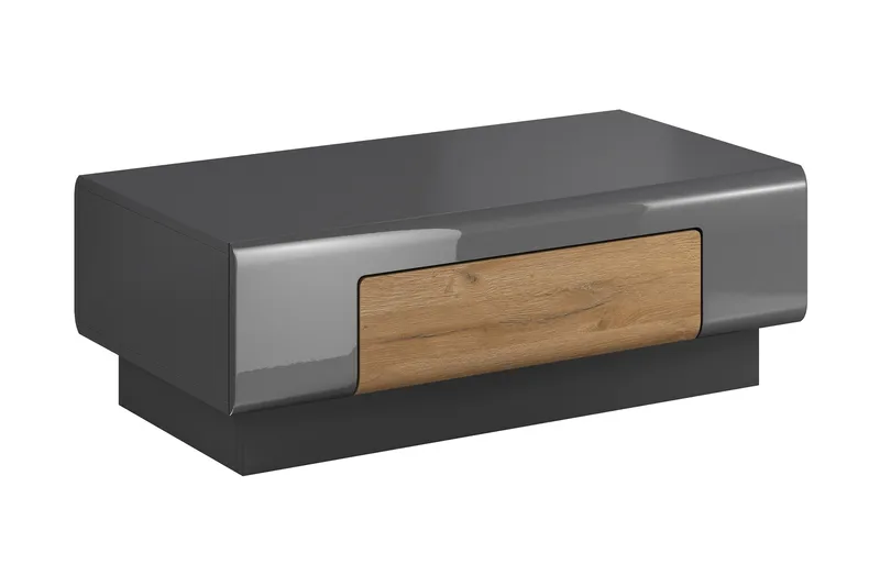 Sohvapöytä Torrao 110 cm, Antrasiitti/Luonnonväri
