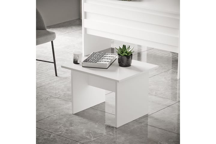 Sohvapöytä Tully 60 cm - Valkoinen - Sohvapöytä