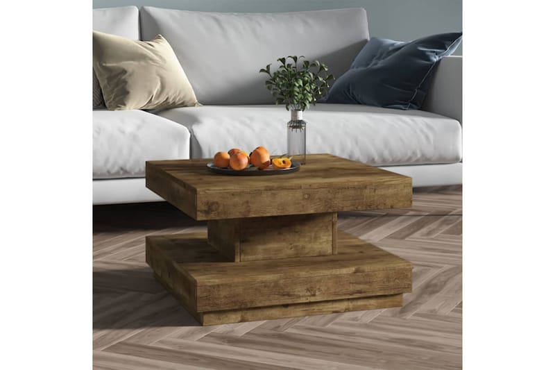 Sohvapöytä tummanruskea 60x60x35 cm MDF - Ruskea - Huonekalut - Pöytä & ruokailuryhmä - Sohvapöytä
