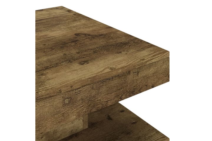 Sohvapöytä tummanruskea 60x60x35 cm MDF - Ruskea - Sohvapöytä