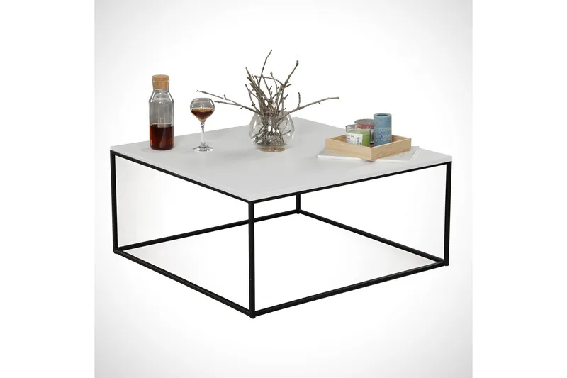 Sohvapöytä Ubbeboda 75 cm - Valkoinen - Huonekalut - Pöytä & ruokailuryhmä - Sohvapöytä