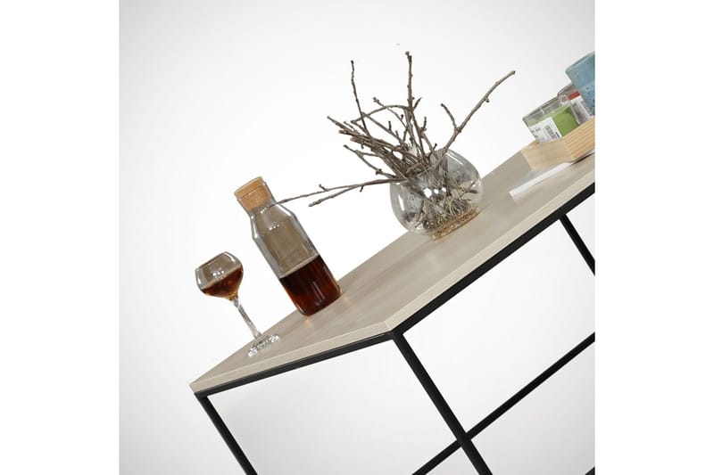 Sohvapöytä Ubbeboda 75 cm - Valkoinen/Musta - Huonekalut - Pöytä & ruokailuryhmä - Sohvapöytä