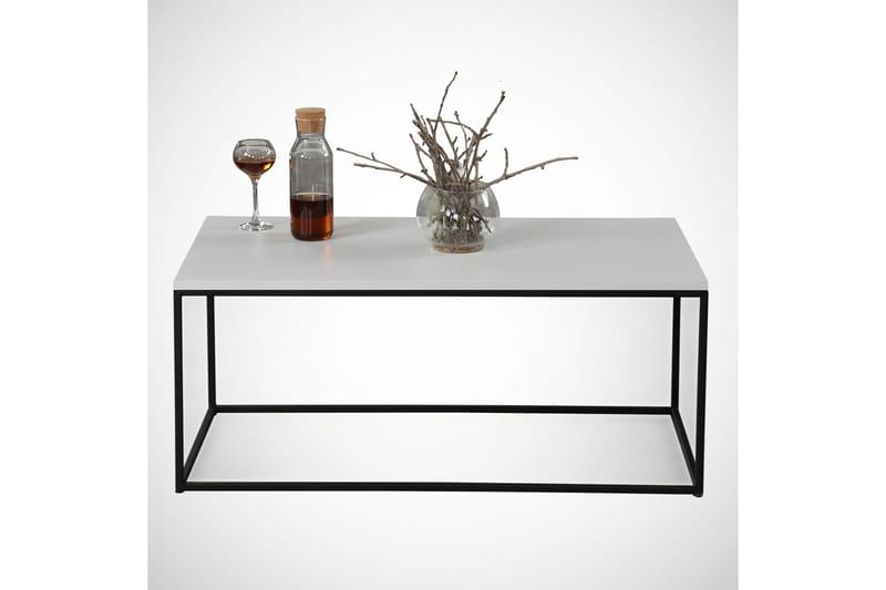 Sohvapöytä Ubbeboda 95 cm - Extra Valkoinen - Huonekalut - Pöytä & ruokailuryhmä - Sohvapöytä