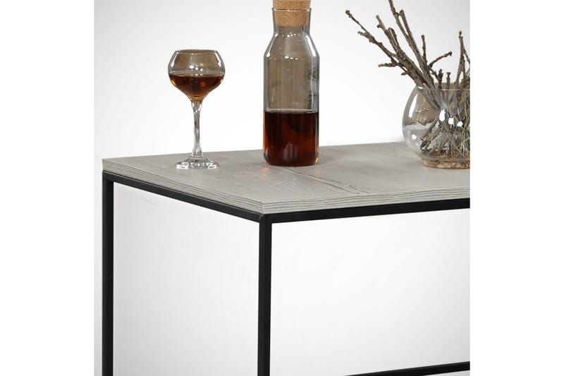 Sohvapöytä Ubbeboda 95 cm - Harmaa/Marmori - Huonekalut - Pöytä & ruokailuryhmä - Sohvapöytä