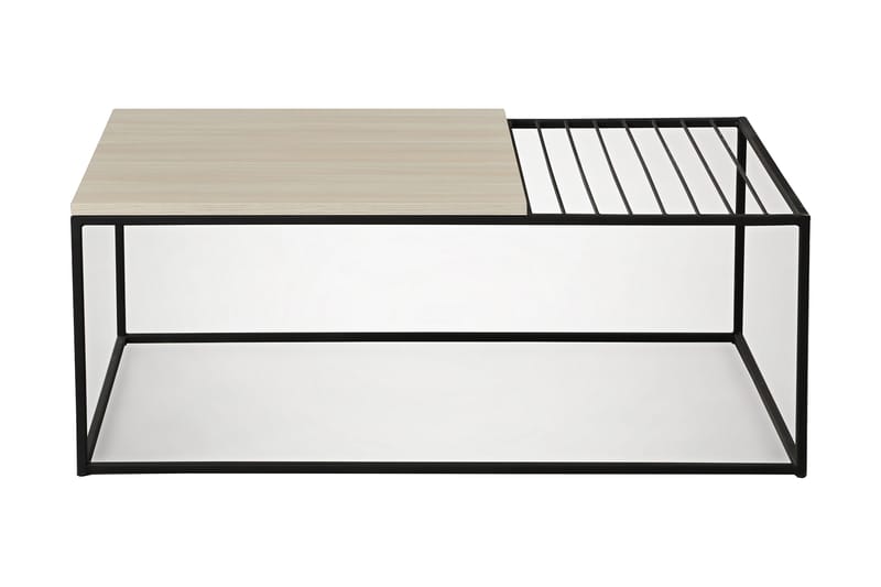 Sohvapöytä Ubbeboda 95 cm Ritilällä - Beige - Huonekalut - Pöytä & ruokailuryhmä - Sohvapöytä