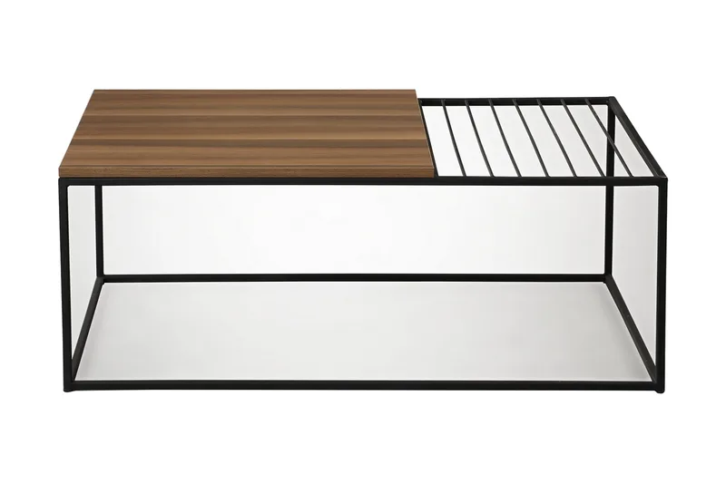 Sohvapöytä Ubbeboda 95 cm Ritilällä, Ruskea