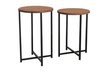 Sohvapöytä Ugen 35x35x35 cm Pyöreä - Tammi - Huonekalut - Pöytä & ruokailuryhmä - Sohvapöytä