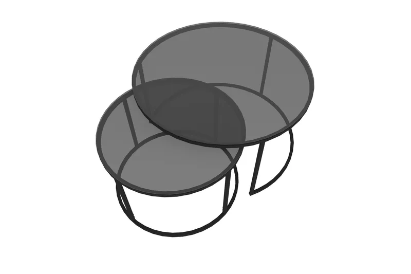 Sohvapöytä Urayasu 60 cm - Musta - Huonekalut - Pöytä & ruokailuryhmä - Sohvapöytä