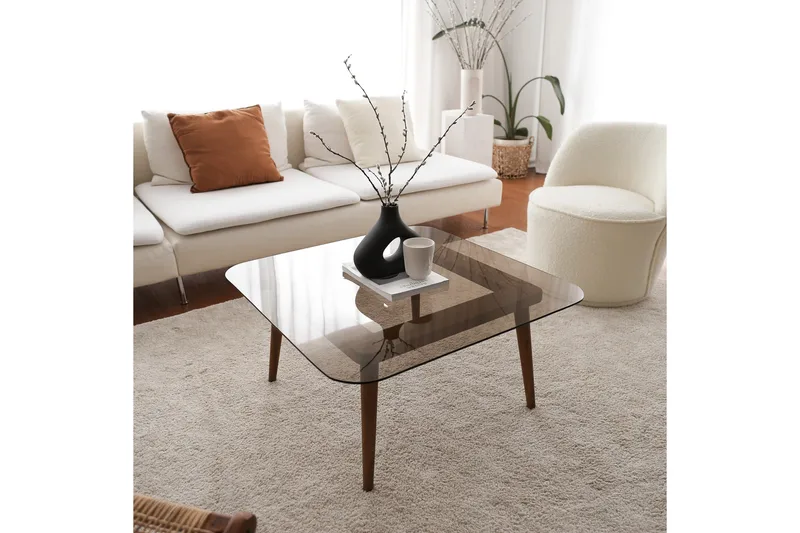 Sohvapöytä Vaahvalti 80 cm - Pronssi - Huonekalut - Pöytä & ruokailuryhmä - Sohvapöytä