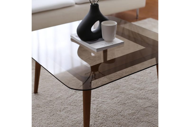 Sohvapöytä Vaahvalti 80 cm - Pronssi - Huonekalut - Pöytä & ruokailuryhmä - Sohvapöytä