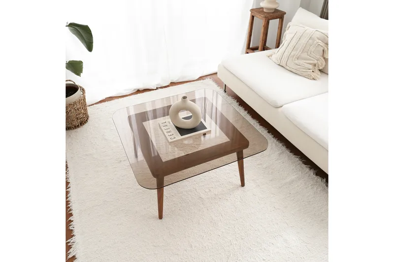 Sohvapöytä Vaahvalti 80 cm - Pronssi - Huonekalut - Pöytä & ruokailuryhmä - Sohvapöytä