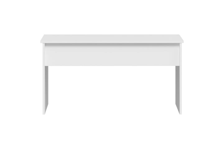 Sohvapöytä valkoinen 102x50,5x52,5 cm tekninen puu - Valkoinen - Sohvapöytä