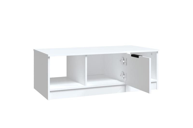 Sohvapöytä valkoinen 102x50x36 cm tekninen puu - Valkoinen - Huonekalut - Pöytä & ruokailuryhmä - Sohvapöytä