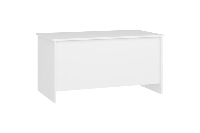 Sohvapöytä valkoinen 102x55,5x52,5 cm tekninen puu - Valkoinen - Huonekalut - Pöytä & ruokailuryhmä - Sohvapöytä