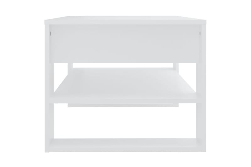 Sohvapöytä valkoinen 102x55x45 cm tekninen puu - Valkoinen - Huonekalut - Pöytä & ruokailuryhmä - Sohvapöytä